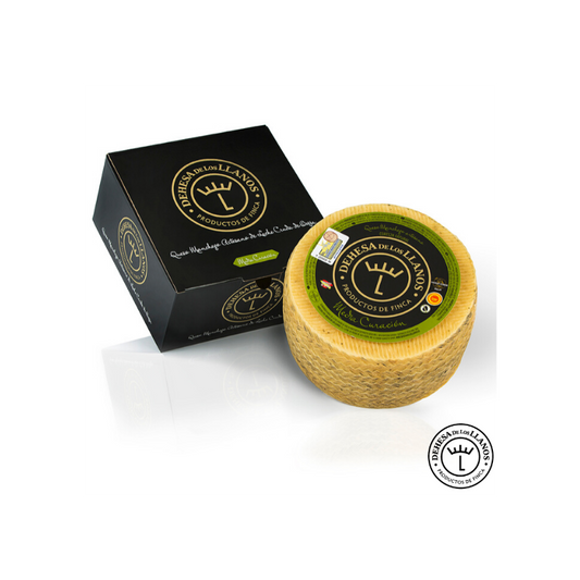 Queso Manchego Artesano Media Curación Con Denominación De Origen Protegida. Formato Pequeño 0,8 Kg. Queso Entero_0