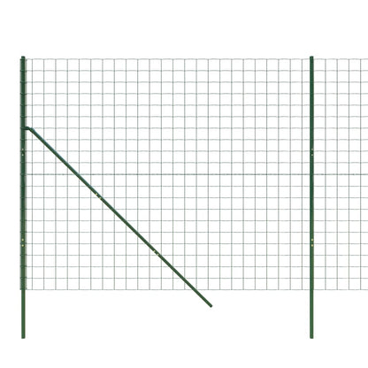 Cerca De Alambre De Acero Galvanizado Verde 1,4x10 M / Vetonek_4