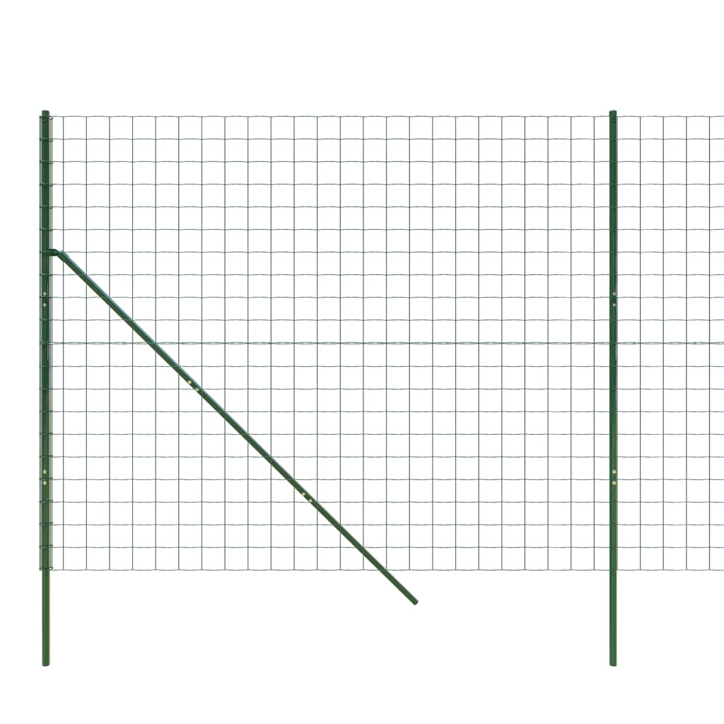 Cerca De Alambre De Acero Galvanizado Verde 2,2x10 M / Vetonek_2