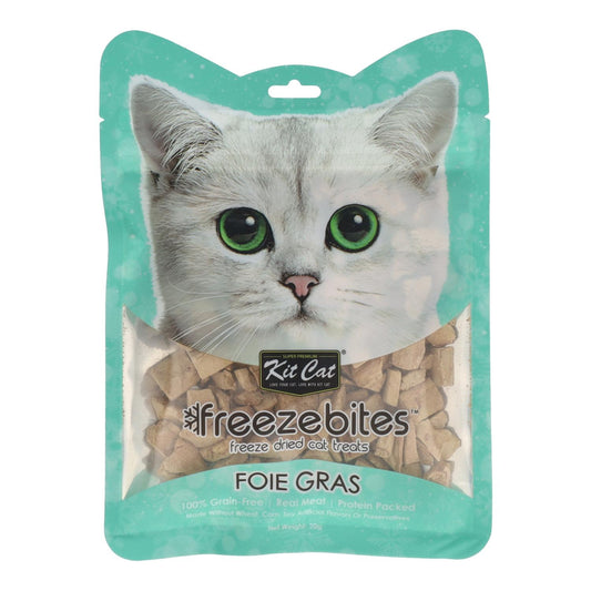 Kit Cat FreezeBites - Petisco natural liofilizado para gatos, fígado de pato, 20g