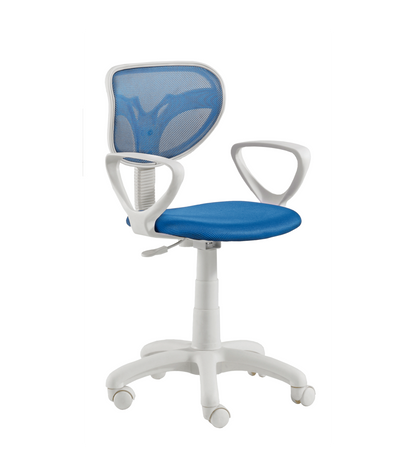 Silla Despacho Giratoria Touch En Azul Alto 93/105 Cm Ancho 54 Cm_0