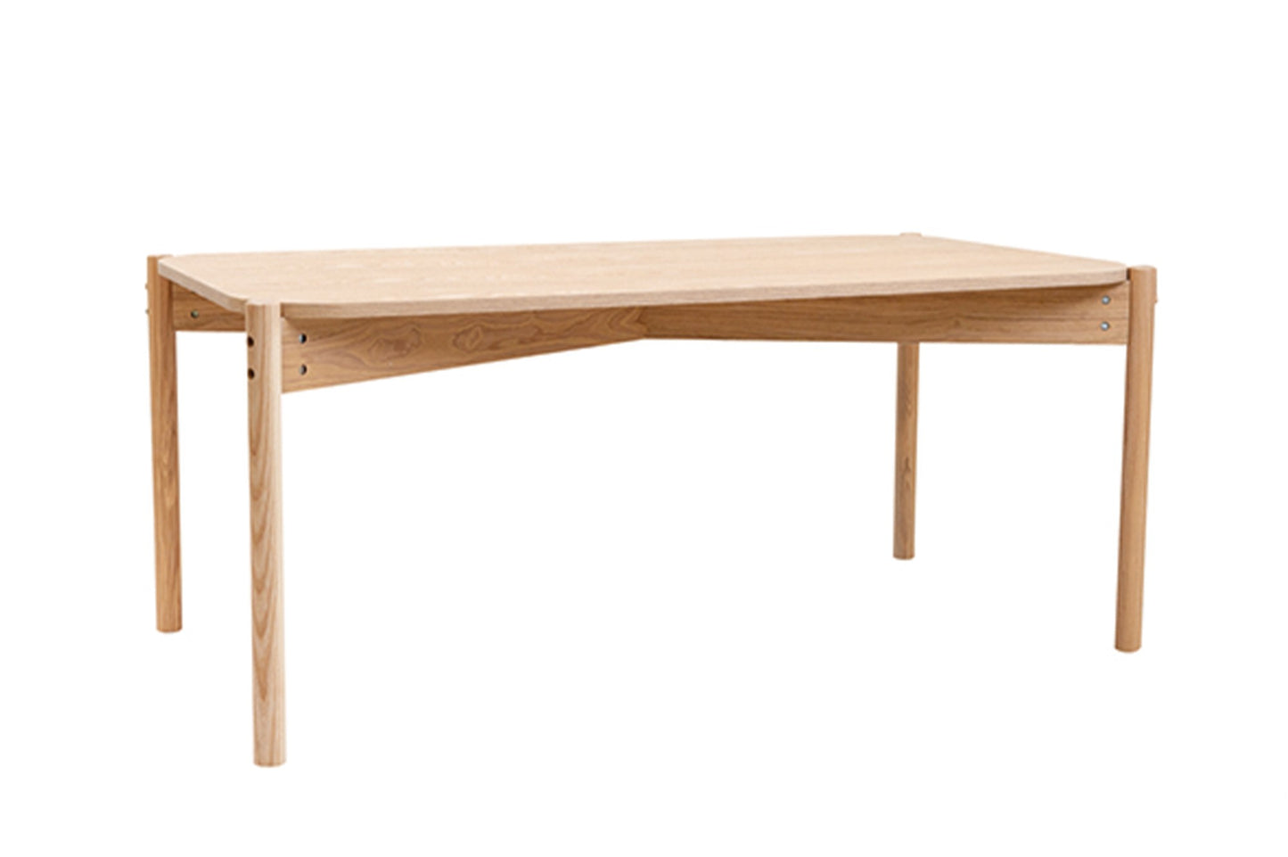 Mesa De Centro Rectangular Escandinava Para Salón Madera De Pino Beige 90x45x48cm- Muebles De Salón_0