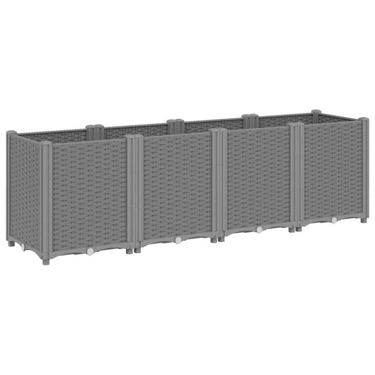 Jardinera Pp Gris Claro 160x40x53 Cm_0