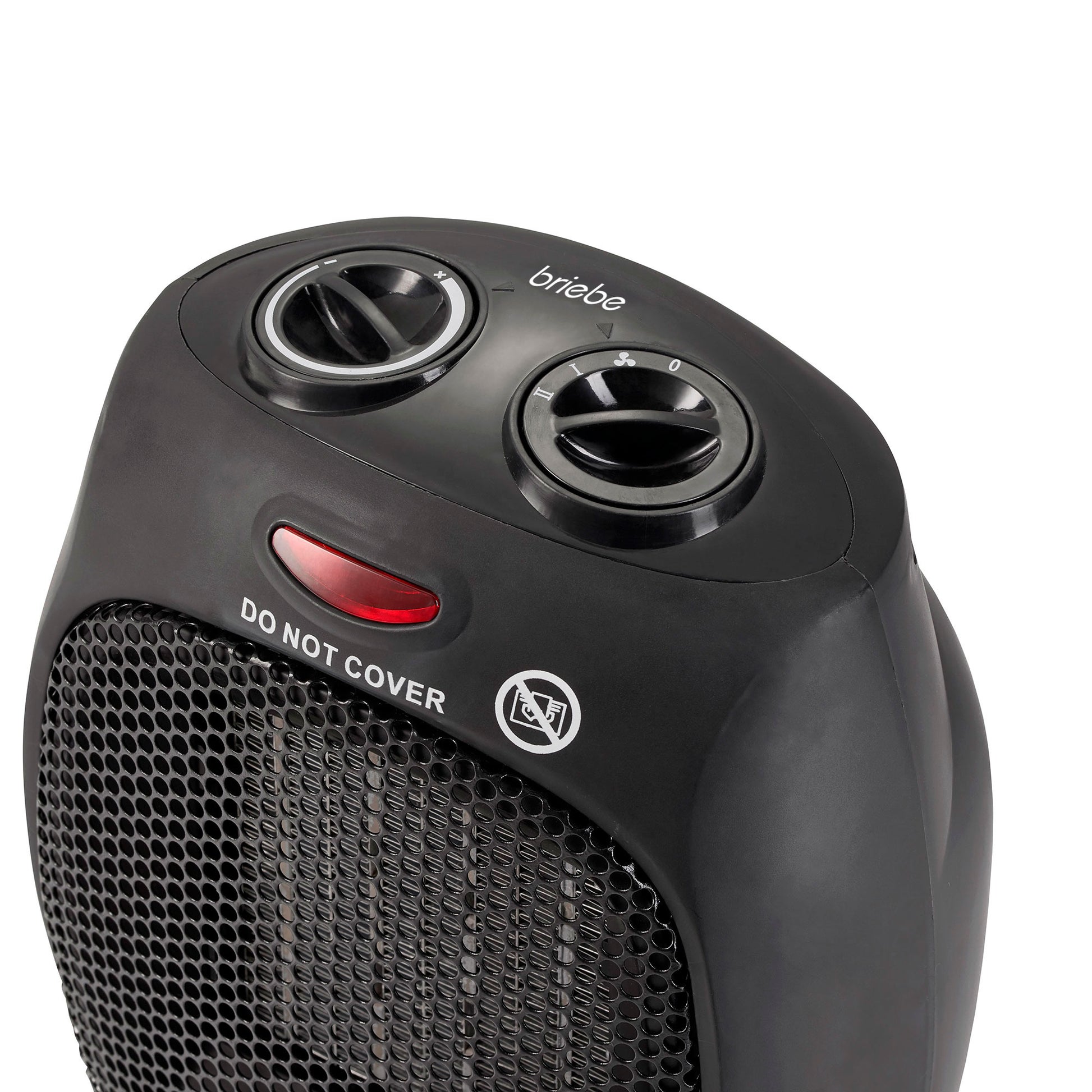 Calefactor Cerámico Portátil Ptc, Termostato Regulable, 2 Niveles Potencia, Función Ventilador, Briebe, Ht1128, Negro_3