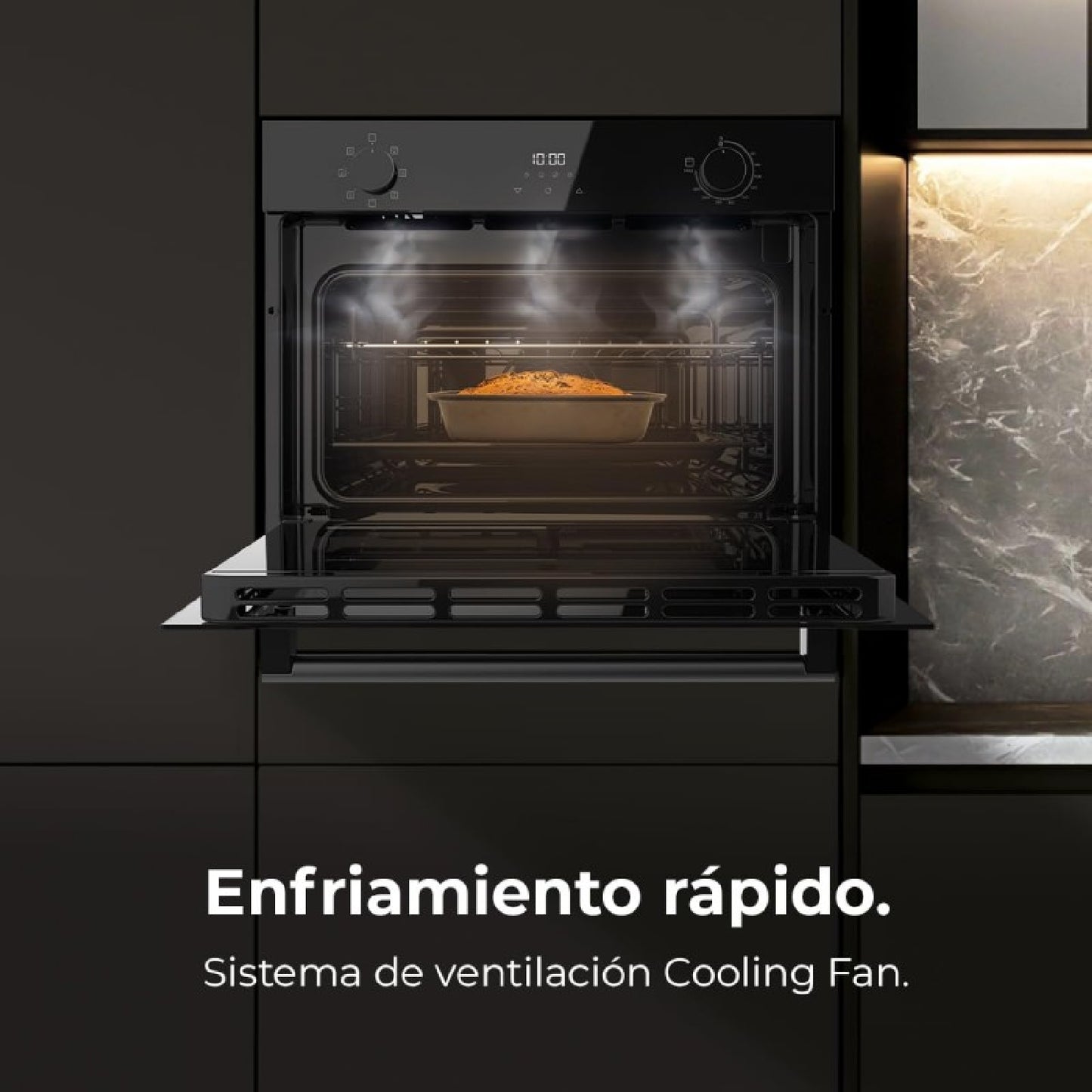 Cecotec Horno Multifunción Bolero Hexa M224500 Glass Black A_1