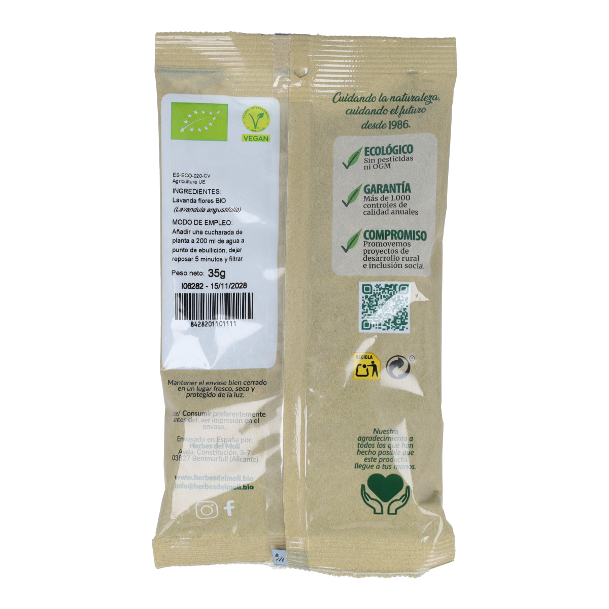 Flores de lavanda Herbes del Molí, 35 g