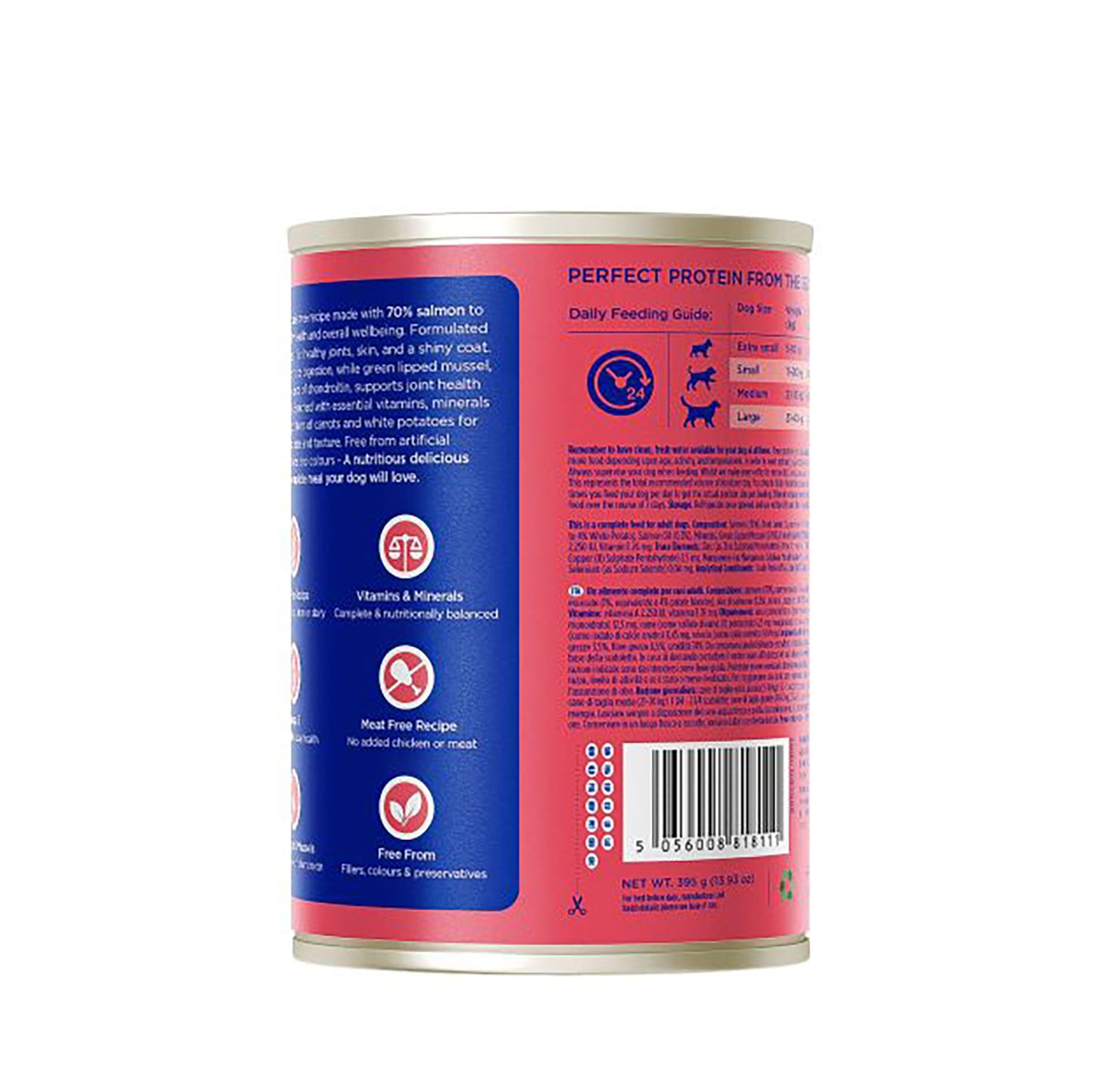Fish4dogs Comida Húmeda Para Perro – Salmón, Zanahoria Y Patata 395 G (pack De 6)_4