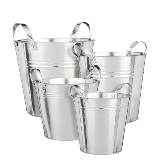 Cubo Zinc Gris 28x30cm_0