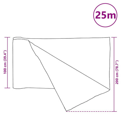 Vidaxl Red De Privacidad Hdpe Gris Antracita 1x25 M 75 G/m²_2