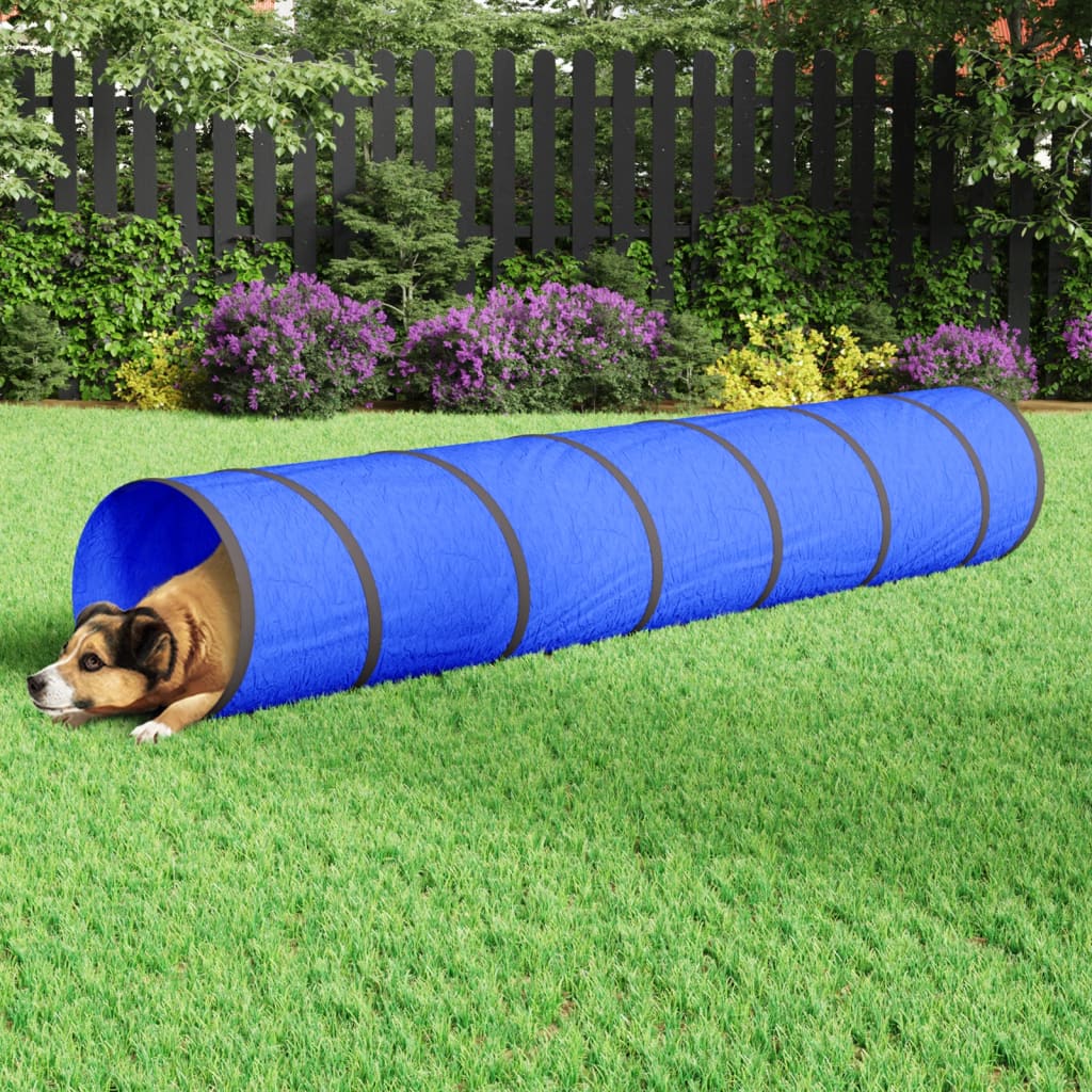 Túnel Para Perros Poliéster Azul Ø50x300 Cm_1