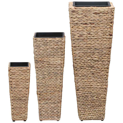Conjunto De Arriates 3 Piezas Jacinto De Agua Marrón_2