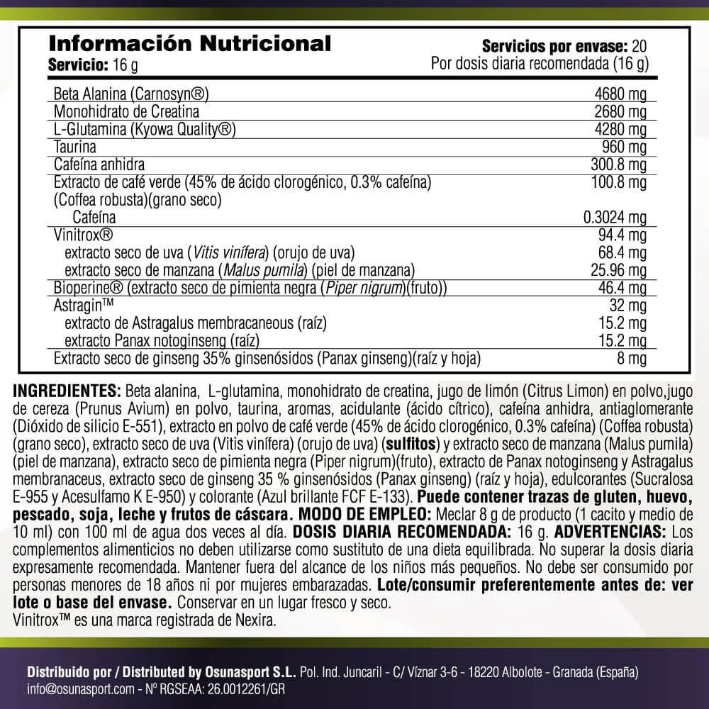 Kongestion Preworkout - 320g - Blue Dragon - Pre Entrenamiento - Masmusculo_4