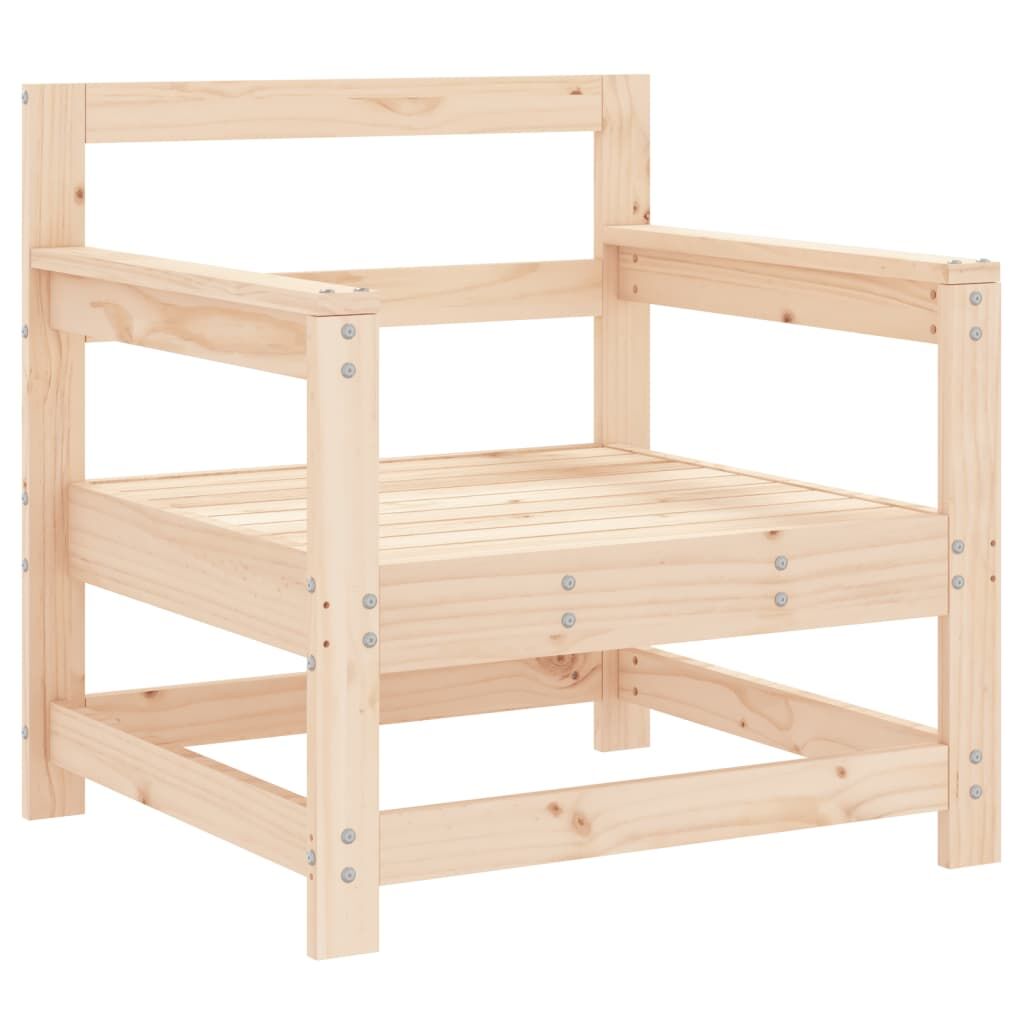 Vidaxl Juego De Muebles De Jardín 7 Piezas Madera Maciza De Pino_4