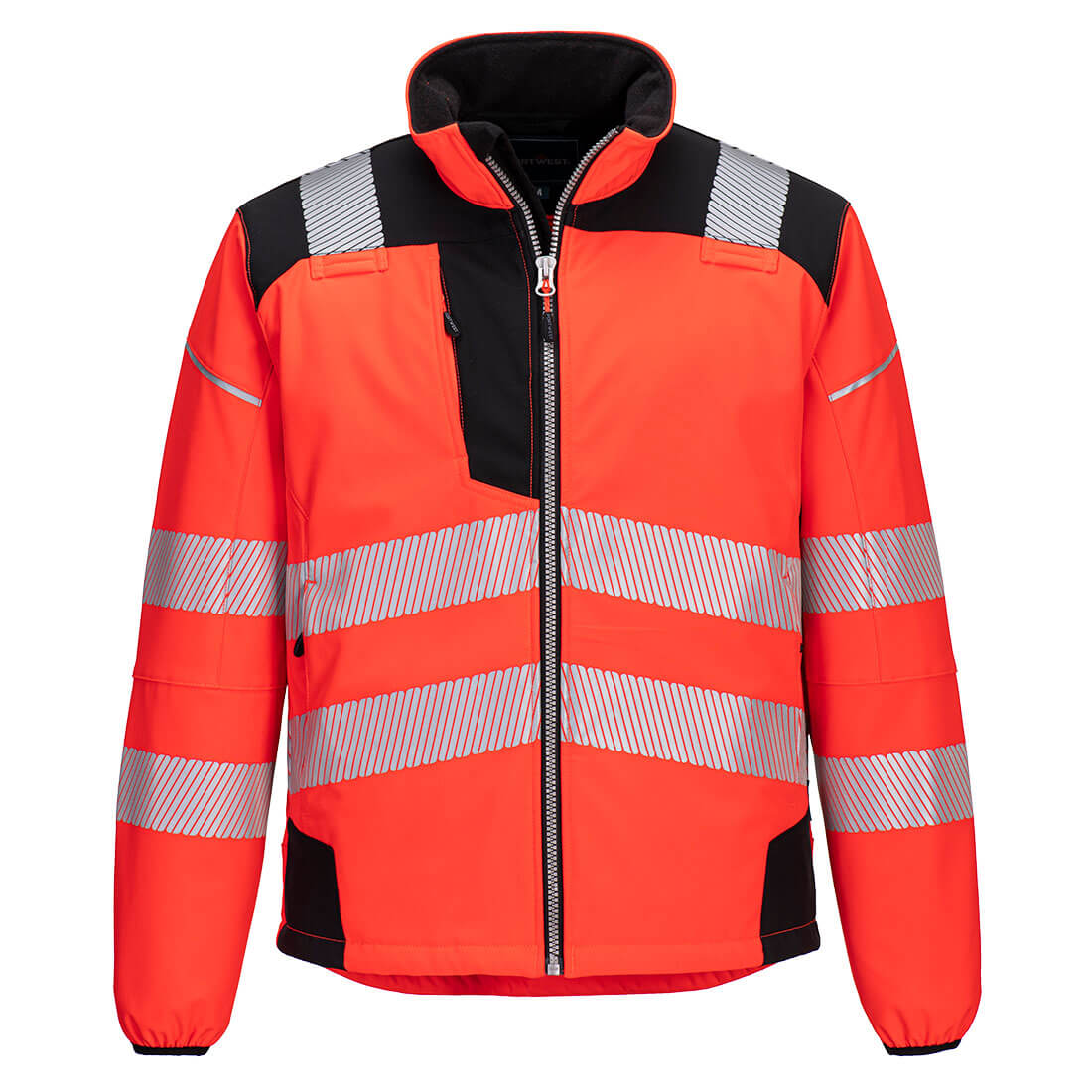 Chaquetas Softshell: Ligereza, Durabilidad Y Seguridad / M / Rojo-negro_3