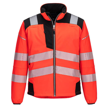 Chaquetas Softshell: Ligereza, Durabilidad Y Seguridad / M / Rojo-negro_3