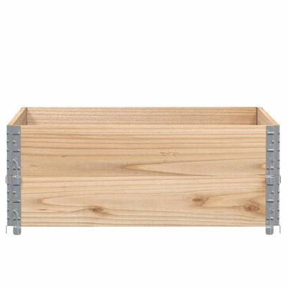 Jardinera De Madera Maciza De Pino 100x100 Cm_2