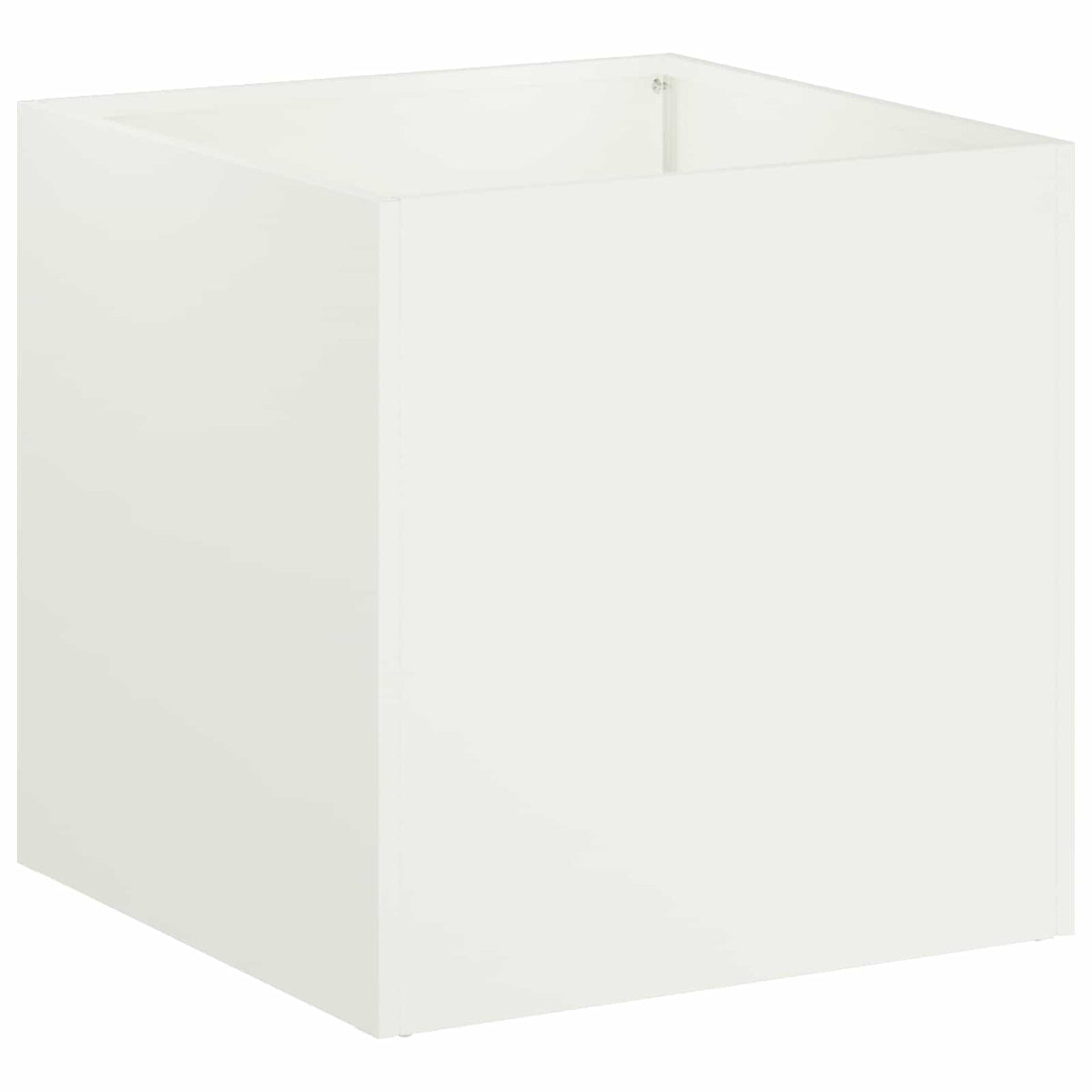 Macetero De Jardín 2 Uds. Blanco 35 X 35 X 35 Cm_2