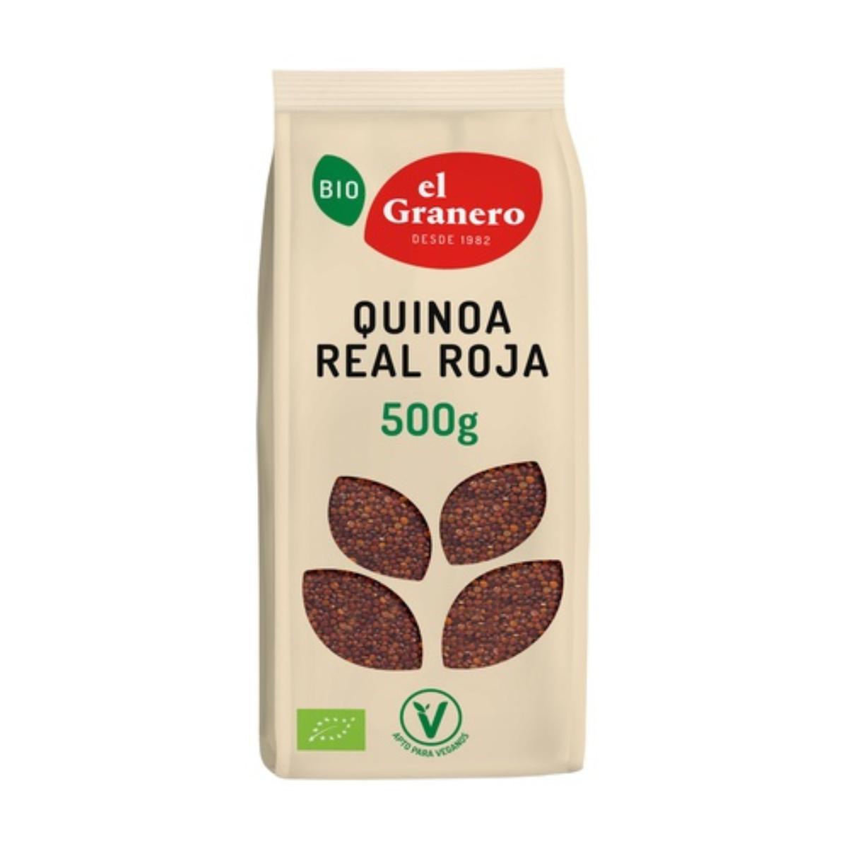 Quinoa Real Vermelha Biológica El Granero, 500 g