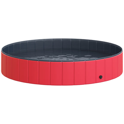 Pawhut Piscina Plegable Para Perros Gatos Bañera Portátil Antideslizante_0