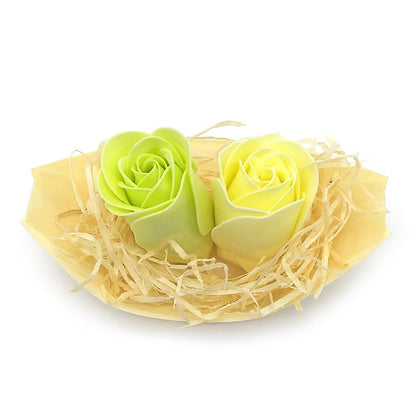 Barca Con Flores Para Regalo Invitados (amarillo) - Rosas De Jabón Para Baño Aromático. Detalle Original Para Eventos_4