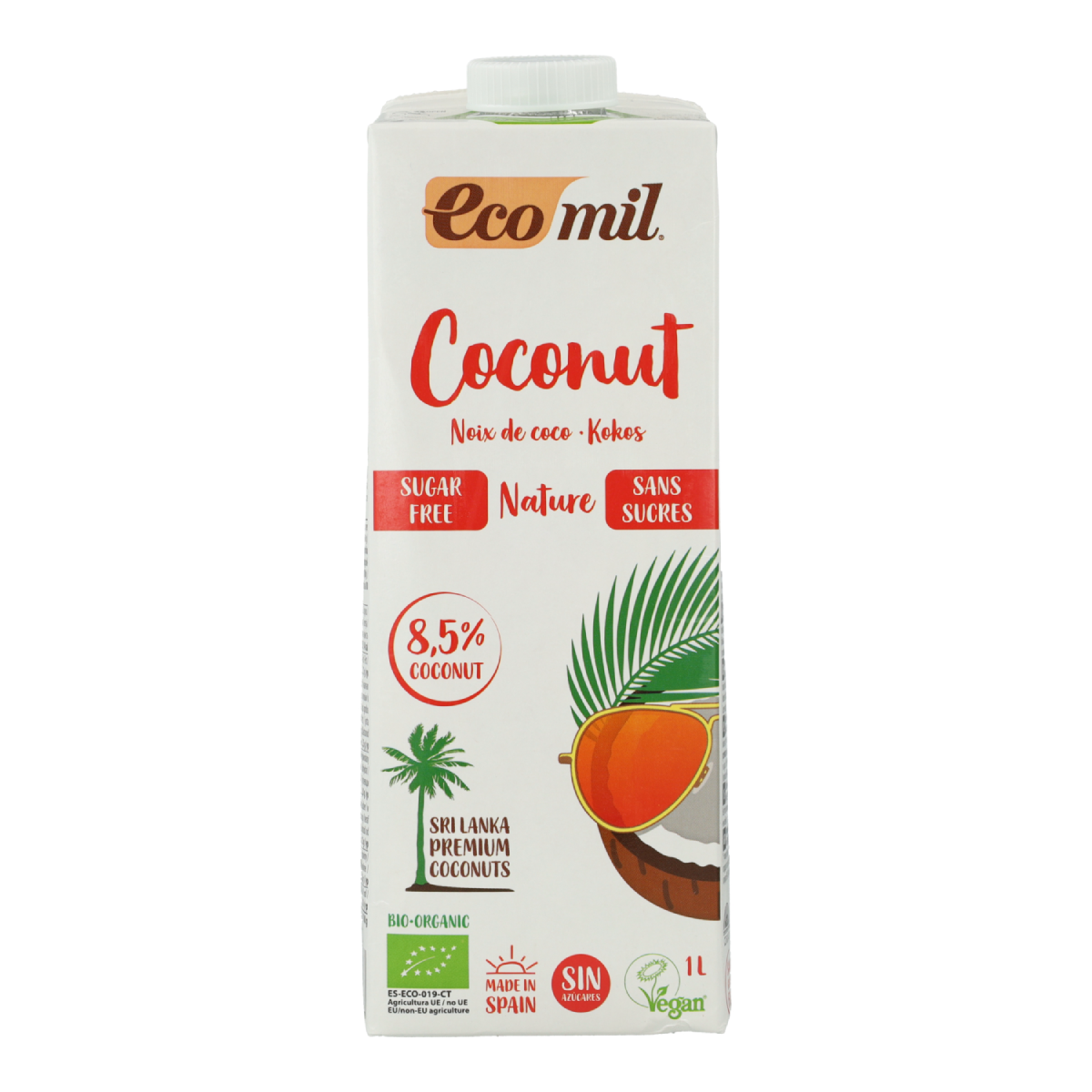 Bebida Vegetal de Coco Ecomil 1L