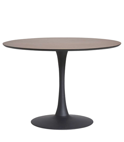 Mesa Redonda Onda Acabado Negro/nogal 75 Cm(alto) 110 Cm(ancho) 110 Cm(largo)_3