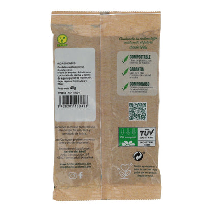 Centelha Asiática Ervas del Molí, 40 gr