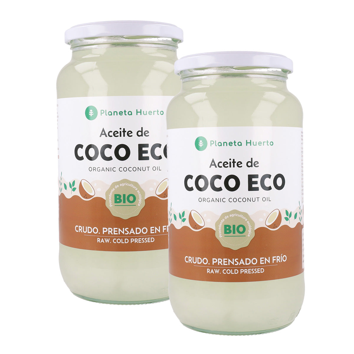 Pack de 2 Óleos de Coco Planeta Huerto ECO 860 ml