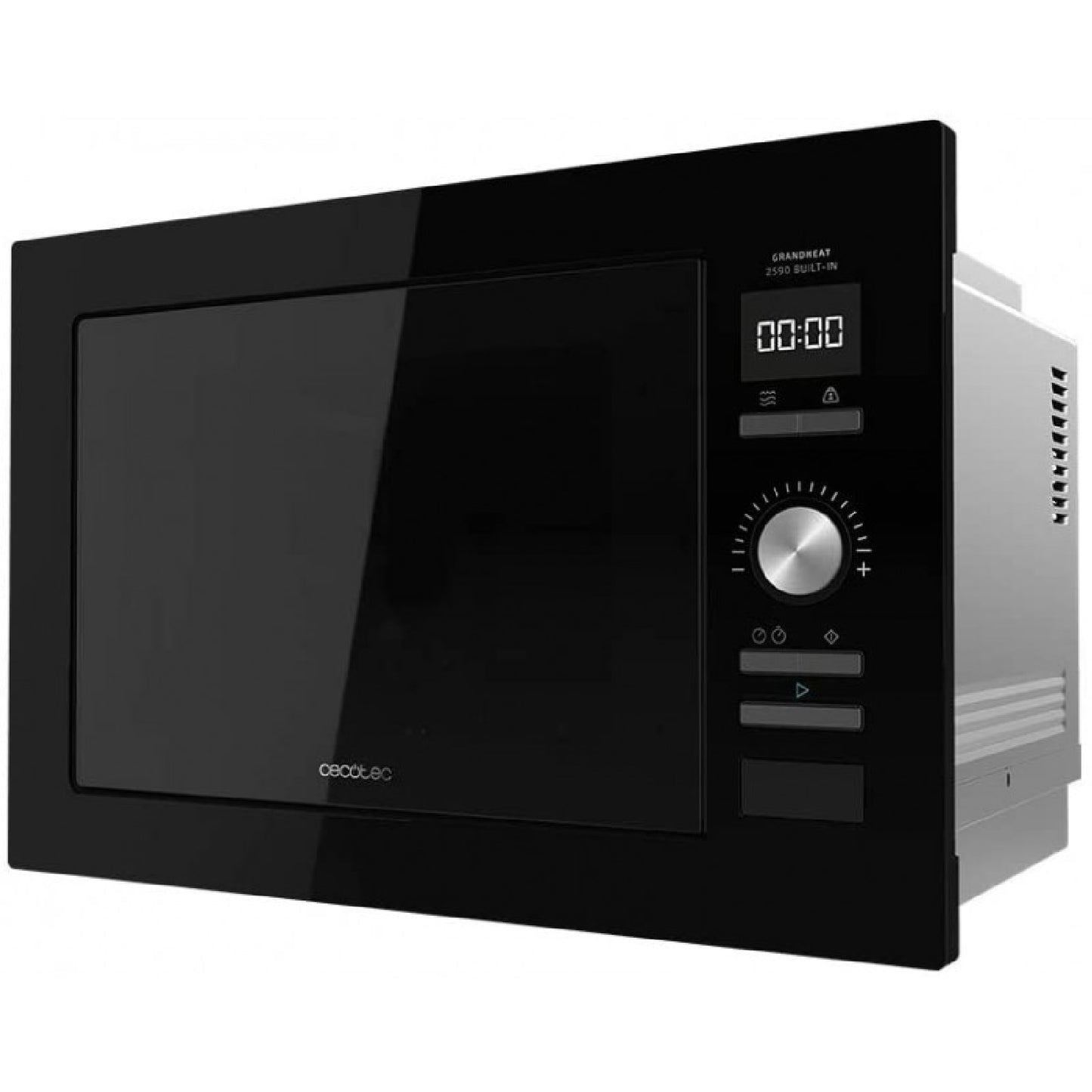 Microondas Encastrable Digital Grandheat 2590 Built-in Black. 900 W, Integrable, 25 Litros, Táctil, Grill 1000 W, 8 Funciones Preconfiguradas, Tempo_0