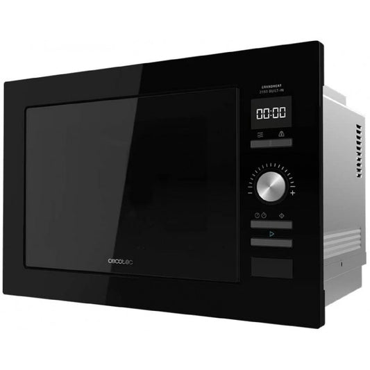 Microondas Encastrable Digital Grandheat 2590 Built-in Black. 900 W, Integrable, 25 Litros, Táctil, Grill 1000 W, 8 Funciones Preconfiguradas, Tempo_0