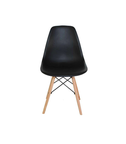 Pack De 4 Sillas Md-velez Acabado En Polipropileno Negro, 83cm(alto) 50.5cm(ancho) 46.5cm(_5