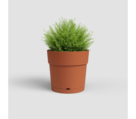 Artevasi Macetero Capri Con Reserva De Agua Terracota De Plástico Reciclado 35cm_0