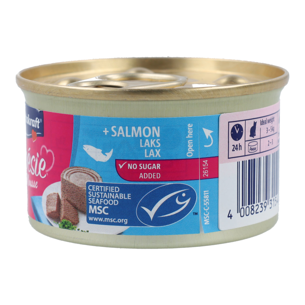 Mousse de salmão Vitakraft Latita Poésie 85 g de ração húmida para gatos