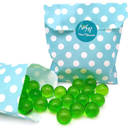 Pack 40 Perlas De Baño Aromatizada En Forma De Bola - Con Aceite De Soja - Hidratante Y Aromática - Aroma Manzana_4