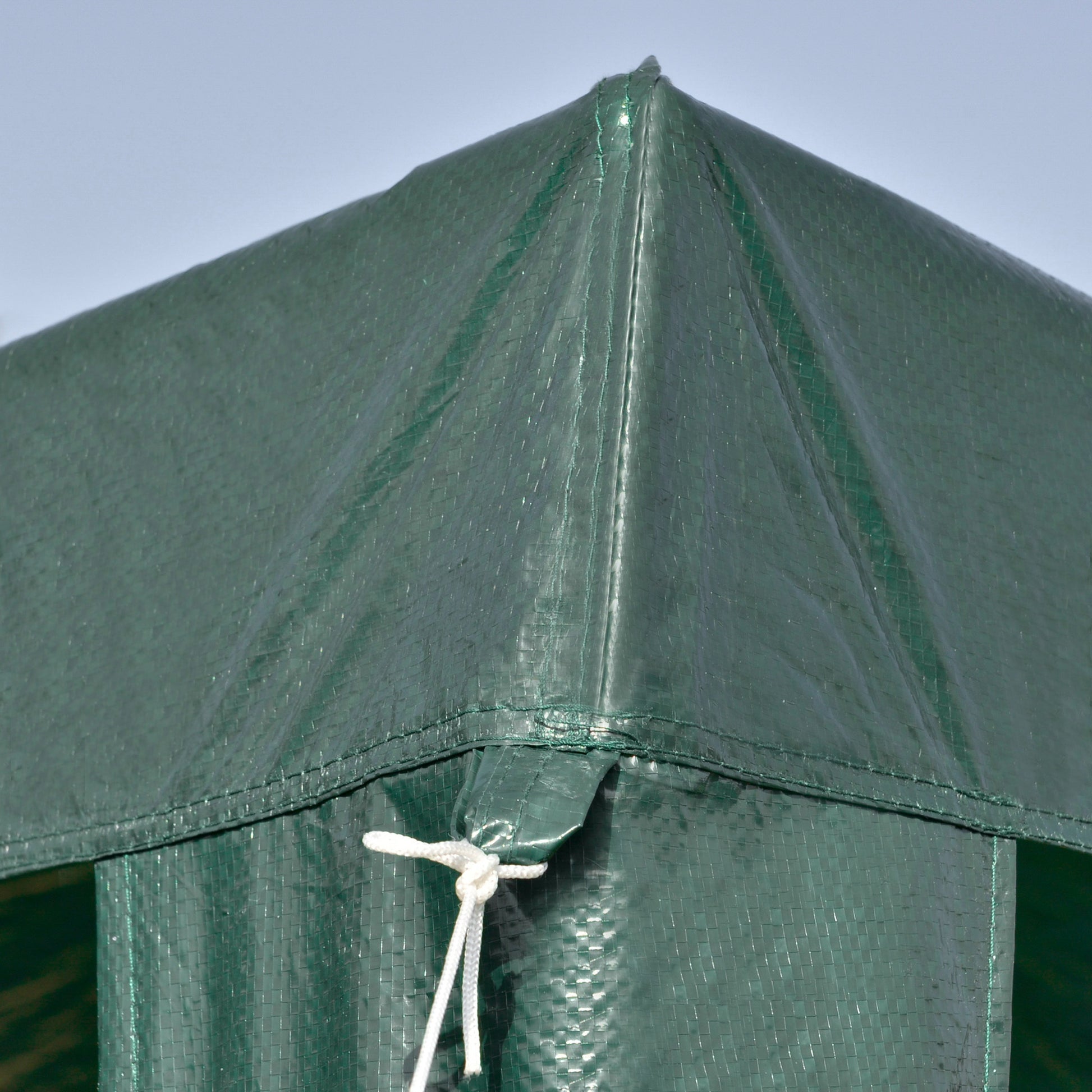 Outsunny Carpa Desmontable 3x3 M Con 4 Orificios De Drenaje Y Marco De Acero_3