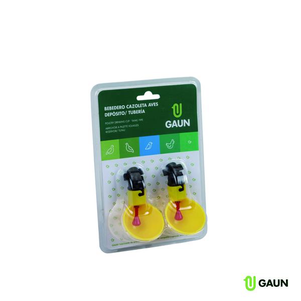 Bebedouro para aves, tanque/tubo, 2 unid.