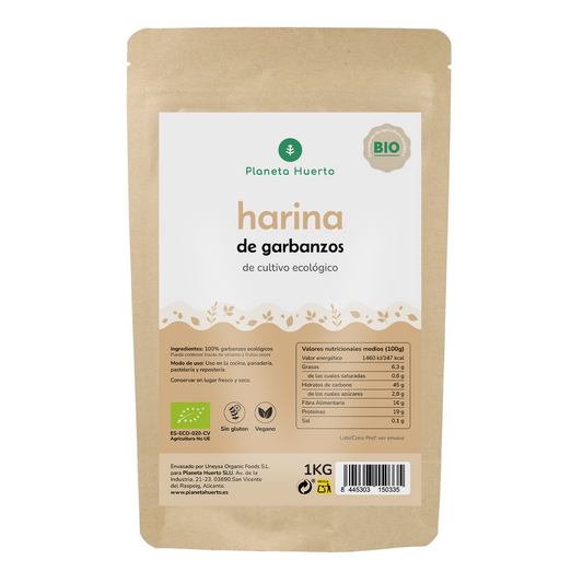 Farinha de Grão de Bico sem Glúten ECO Planeta Huerto 1 kg