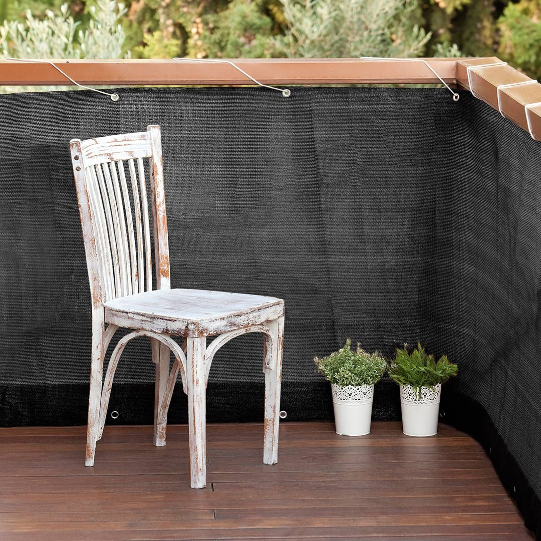 Tela de varanda Easy Antracite 0,9x5 m Nortene