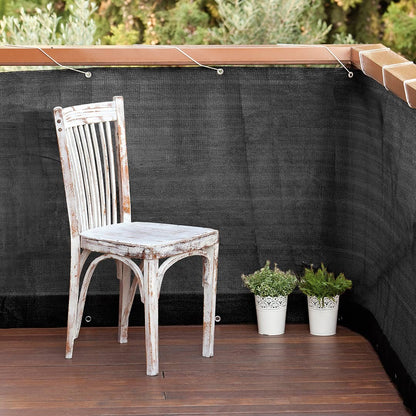 Tela de varanda Easy Antracite 0,9x5 m Nortene