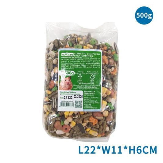 Alimento básico misto para coelhos adultos Nobleza 500g