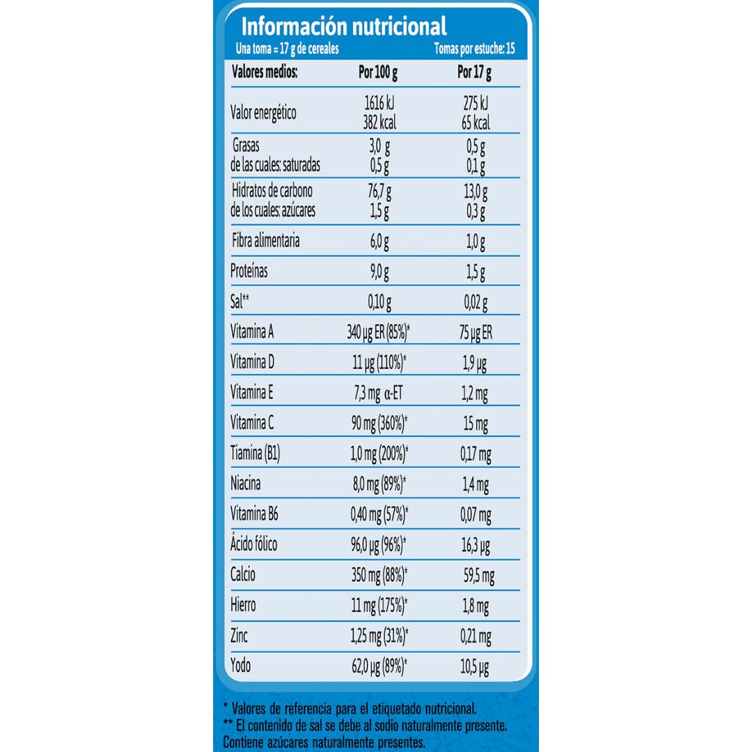 Papas Multigrãos Gerber 0% Açúcares Adicionados 270 g