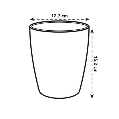 Vaso de orquídea translúcido Brussels High Elho
