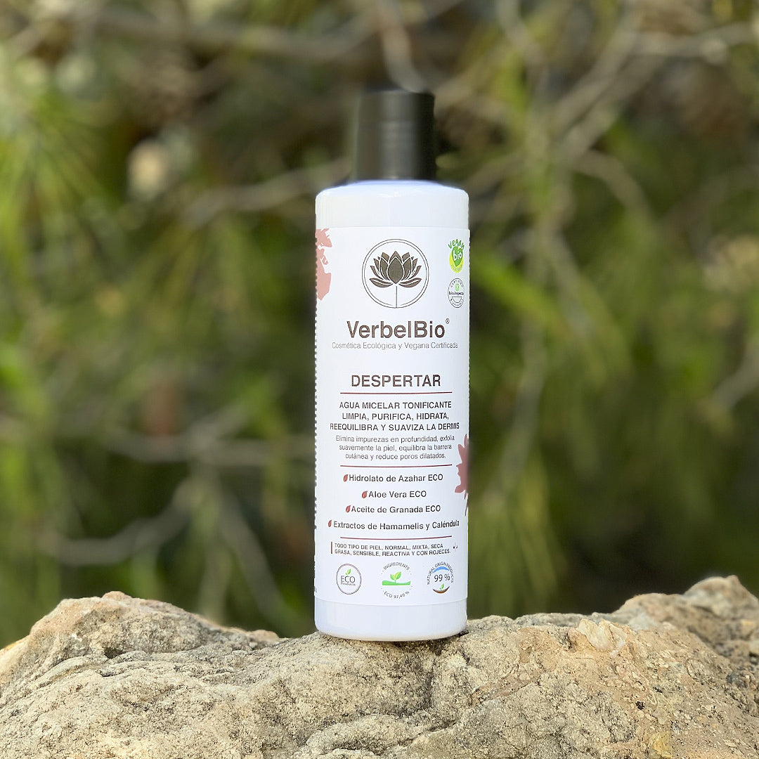 Agua Micelar / Tónico Facial Natural. Despertar VerbelBio - Purificante y Calmante. Con Azahar, Caléndula y Hamamelis._1