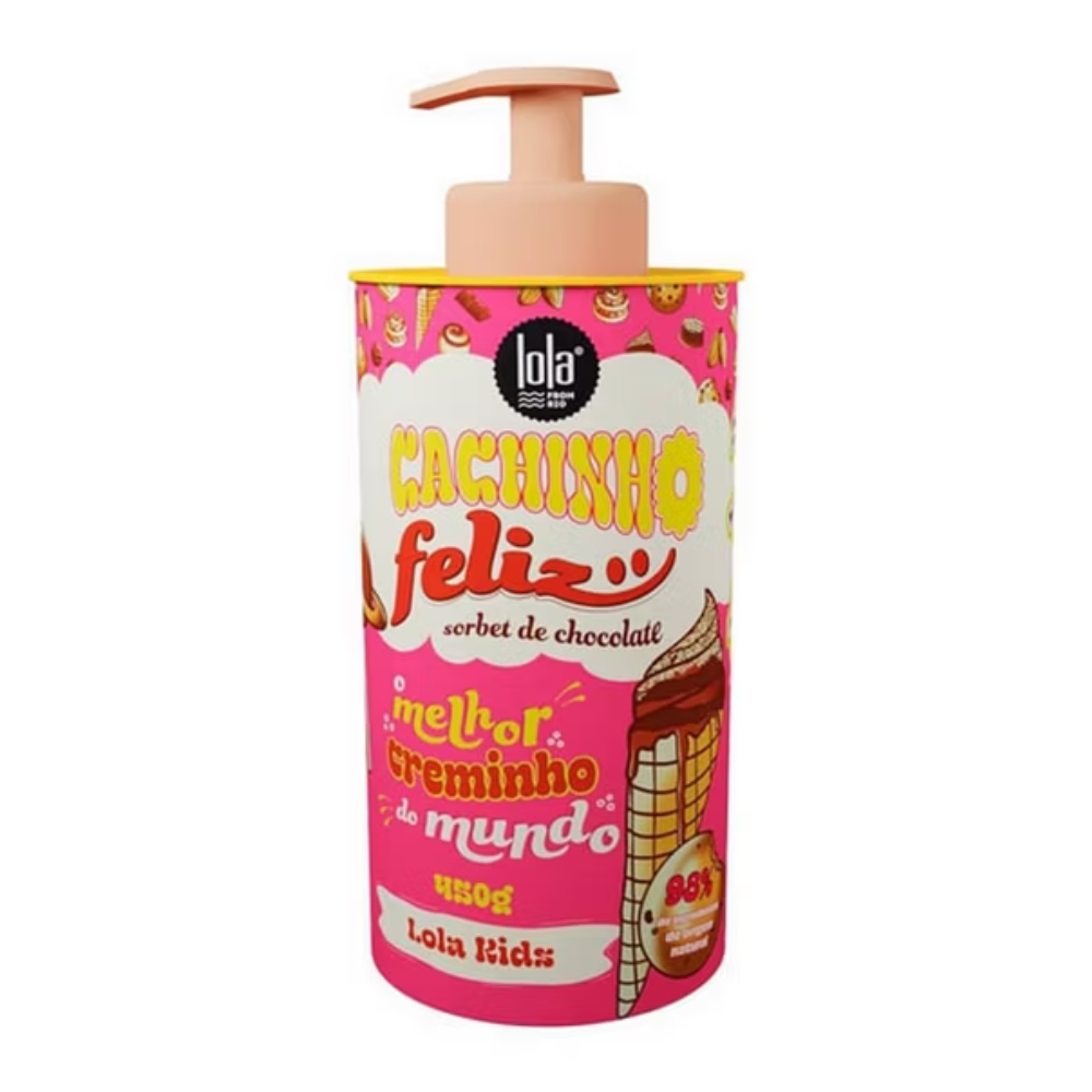 Lola Cosmetics Kids Cachinho Feliz Sorbete De Chocolate Creme De Pentear 450g_0