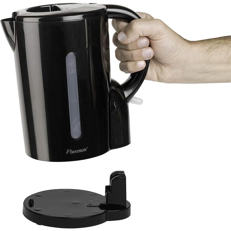 Bestron Awk1101z Hervidor De Agua Con Apagado Automático, 2200 W, 1.7 Litros, Plastic, Negro_2