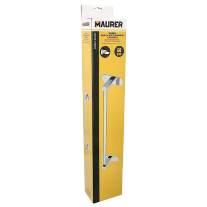 Toallero Barra 60 Cm. Color Inox Con Efecto Espejo, Autoadhesivo Resistente, Porta Toallas, Toallero Adhesivo Pared/mueble_3