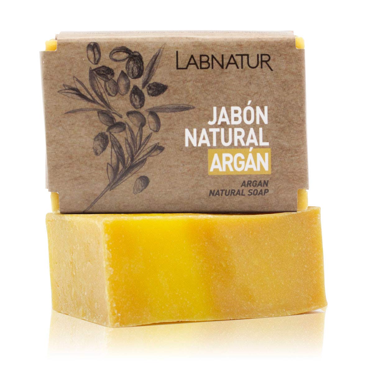 Jabón Natural Argán Labnatur 100 g | Nutritivo | Regenerador | Piel Suave y Elástica_0