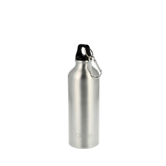 Botella De Agua Aluminio Con Mosqueton, Cierre Hermetico 500 Ml._0
