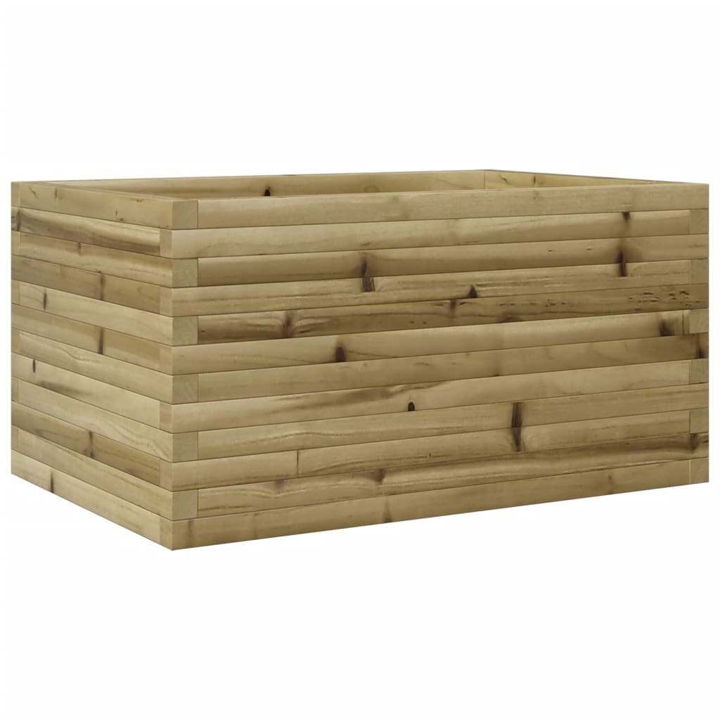 Jardinera De Madera De Pino Impregnada 90x60x45,5 Cm_0
