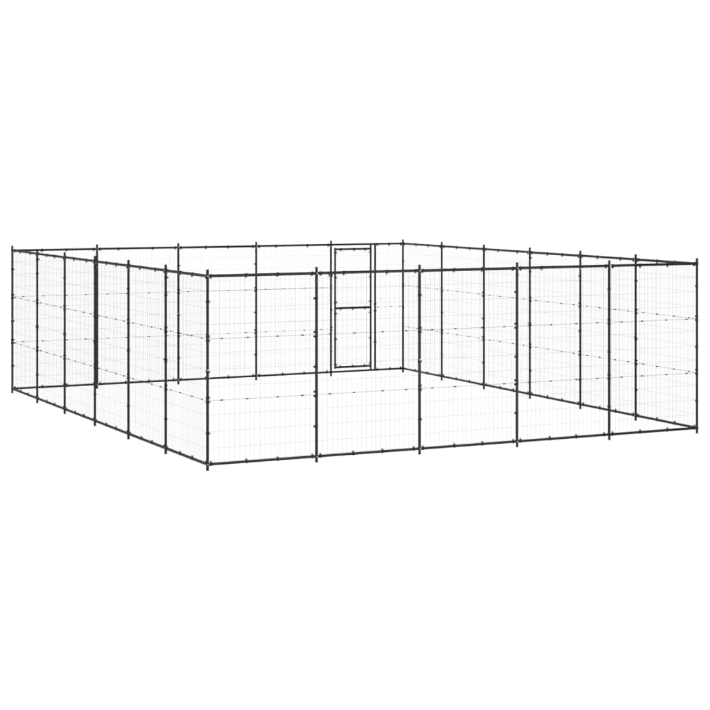 Vidaxl Perrera De Exterior De Acero 36,3 M²_3